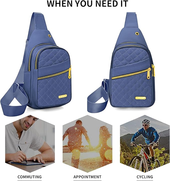 Small Sling Bag For Women Men Casual Crossbody Sling Backpack