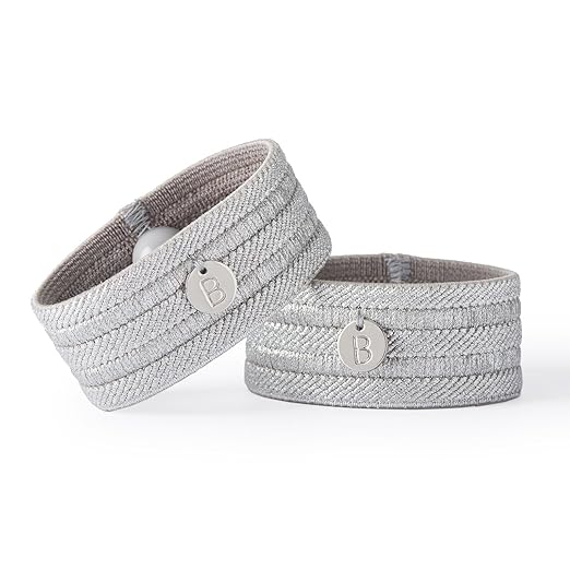 Acupressure Relief Band - Edith Duo (Large) - Stylish Wellness Bracelets for Queasiness Relief | Travel, Pregnancy, Cruise