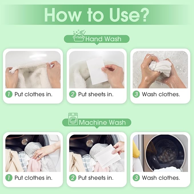 Poesie Laundry Detergent Sheets Fragrance Free 320 Sheets Liquid Free Travel Laundry Soap Non-Plastic Jug Camping Laundry Strips for Home & Outdoor