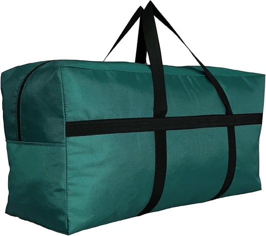 Extra Large Storage Duffle Bag with Zippers and Handles, Big Foldable Duffle Bag for Travel
