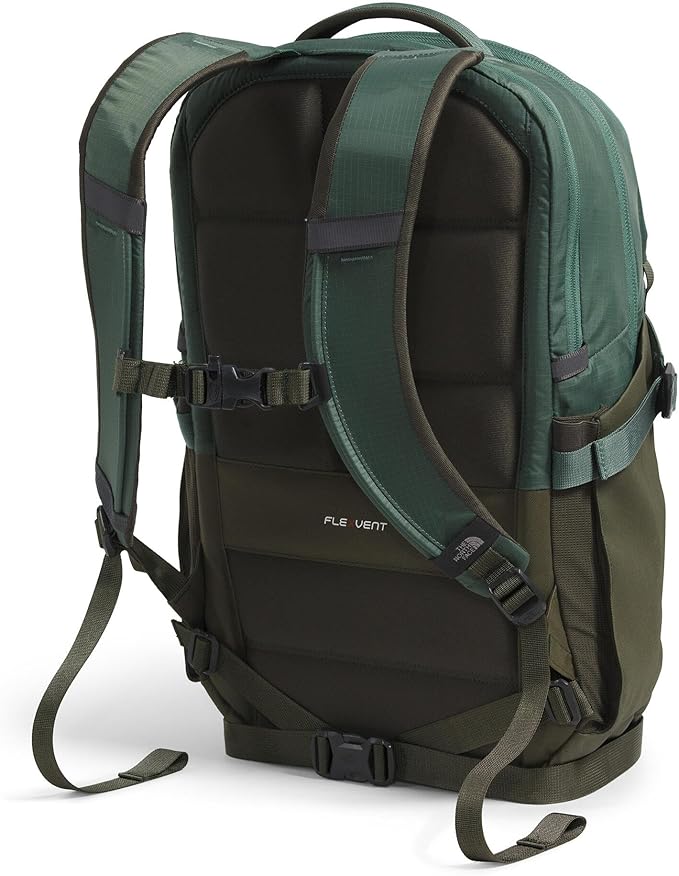 THE NORTH FACE Recon Everyday Laptop Backpack | Daypack with Water Repellent Finish, 16" Laptop Sleeve, 2 Water Bottle Pockets, Duck Green/New Taupe Green, One Size