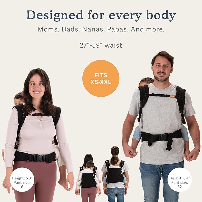 Beco Baby Carrier Toddler Carrier with Extra Wide Seat, 100% Cotton Toddler Carrying Backpack Style and Front-Carry, Lightweight & Breathable Child Carrier, 20-60 lbs (Grey)