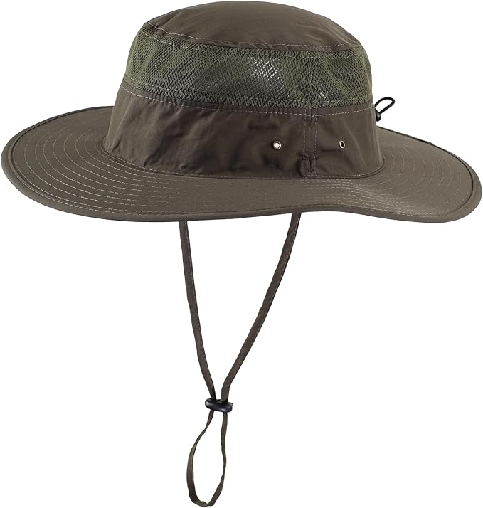 Home Prefer UPF 50+ Men's Sun Hat Wide Brim Bucket Hat UV Protection Hat for Mens Womens Beach Safari Gardening Golf Fishing