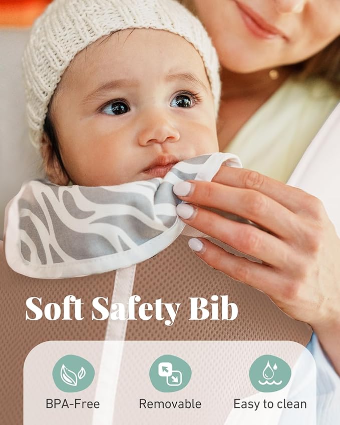 Baby Carrier Newborn to Toddler, 6-in-1 Baby Carrier, Adjustable Detachable Infant Baby Hip Seat Carrier for 7-50lbs