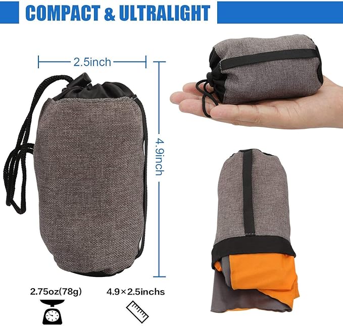 SUNYAO Ultralight Inflatable Camping Pillows - Compressible, Compact, Inflatable, Comfortable, Ergonomic Pillow for Neck & Lumbar Support While Camping,Backpacking,Hiking