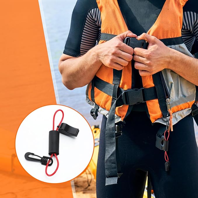 Whistle with Lanyard for Safety Boat Whistle Coast Guard Approved Float Boat Marine Camping Hiking Hunting Fishing Survival Rescue Signaling ski Accessories
