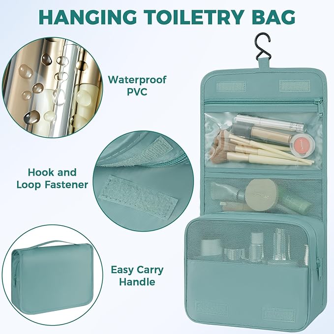 BAGAIL 9 Set Packing Cubes Luggage Packing Organizers for Travel Accessories