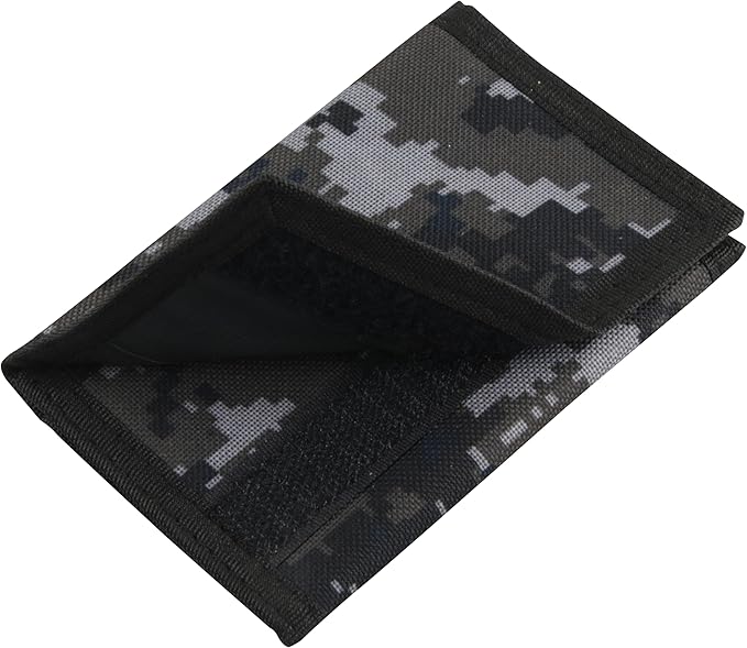 NEICY RFID Blocking Canvas Wallet for Men and Women - Camo Trifold Outdoor Sports Wallets with Magic Sticker for Teen Kids (Mosaic02)