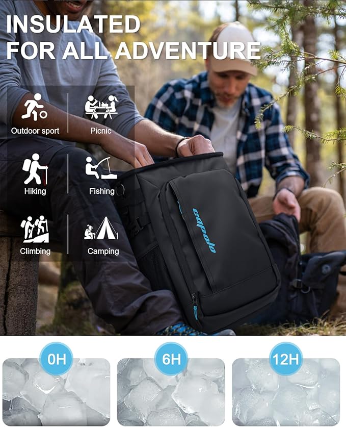 Capolo 36/45 Cans Cooler Backpack Insulated Waterproof for Women Men Lunch Backpack Coolers Leak Proof Soft Cooler Bags
