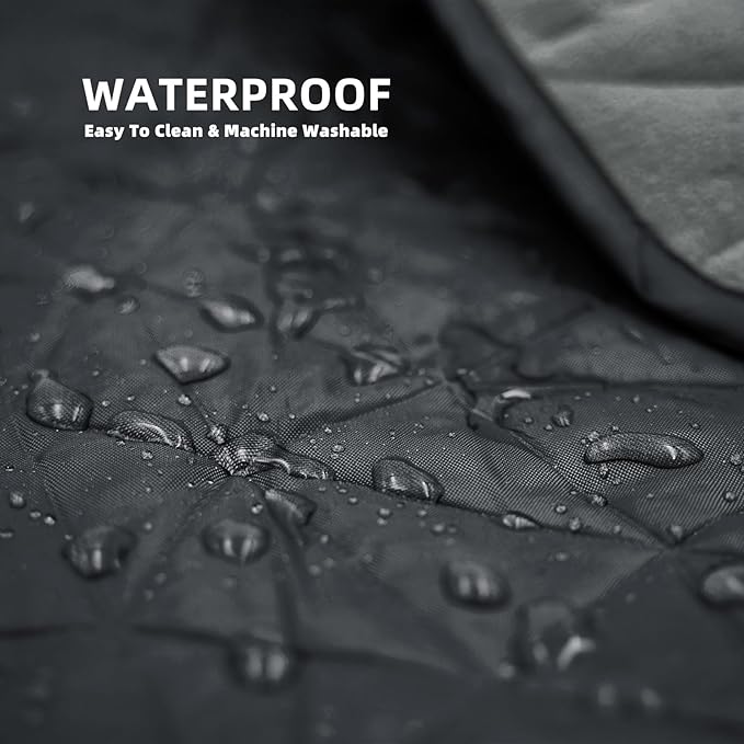 Outdoor Waterproof Blanket, Foldable Fleece Stadium Blanket for Outdoor Sports Event, Camping, Concerts, Car, Pet, Picnics - Windproof, Wearable, Machine Washable 80" x 58"