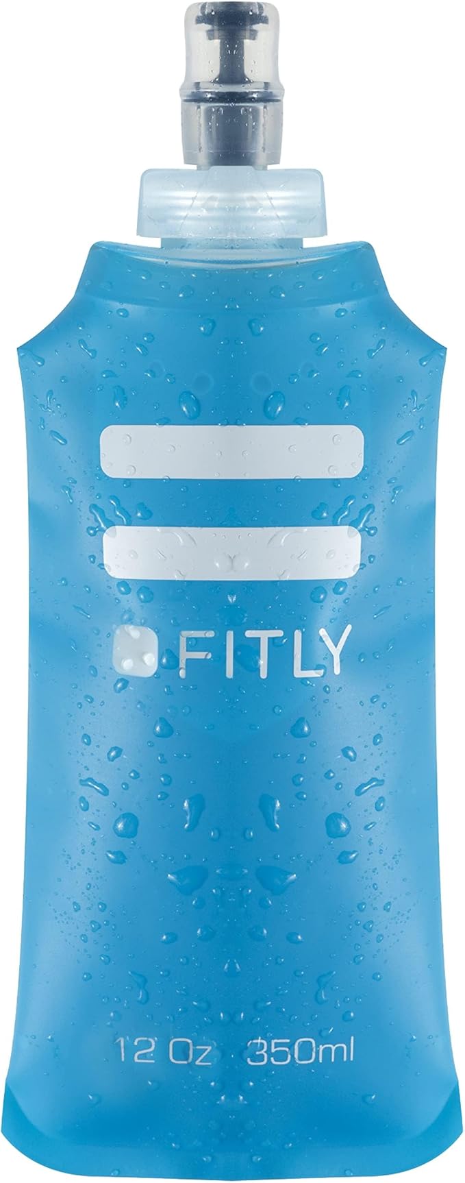 Soft Flask - Shrink As You Drink Soft Water Bottle for Hydration Pack - Folding Water Bottle Ideal for Running, Hiking, Cycling, Climbing & Rigorous Activity