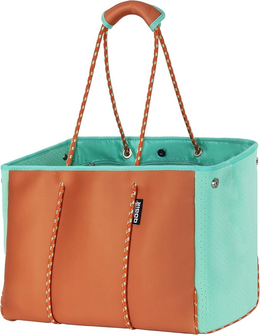 QOGiR Neoprene Multipurpose Beach Bag Tote with Inner Zipper Pocket … … … …