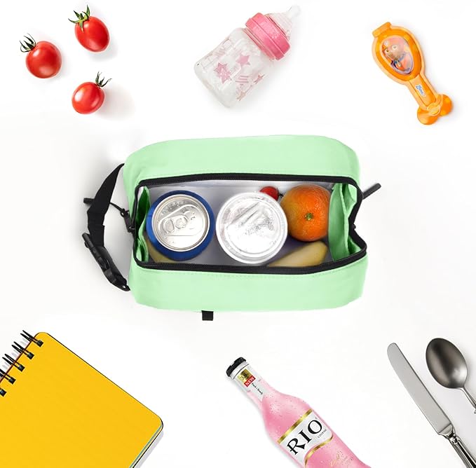 Insulated Cooler Bag - Freezable & Leak Proof, Mini Lunch Bag for Kids & Adults