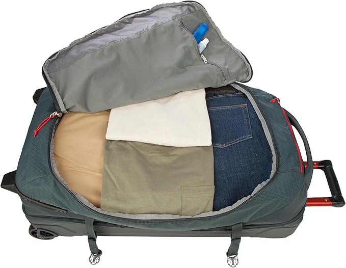 Eddie Bauer Expedition 30 Duffel 2.0 - Lightweight Travel Luggage Made From Rugged Polycarbonate and Nylon, Storm