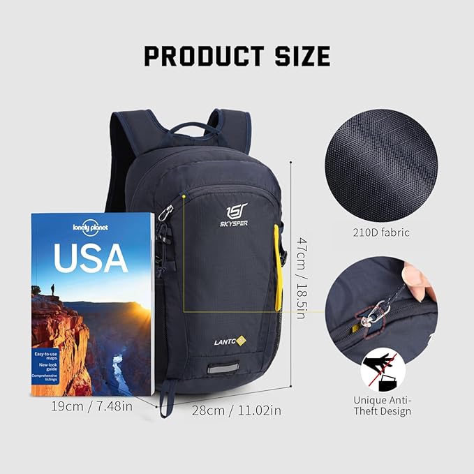 SKYSPER Small Hiking Backpack, 20L/30L Lightweight Travel Backpacks Hiking Daypack for Women Men