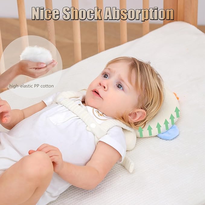 Feidoog Baby Head Protector Cushion Backpack with 3 Knee Pads for Walking & Crawling,Astronauts