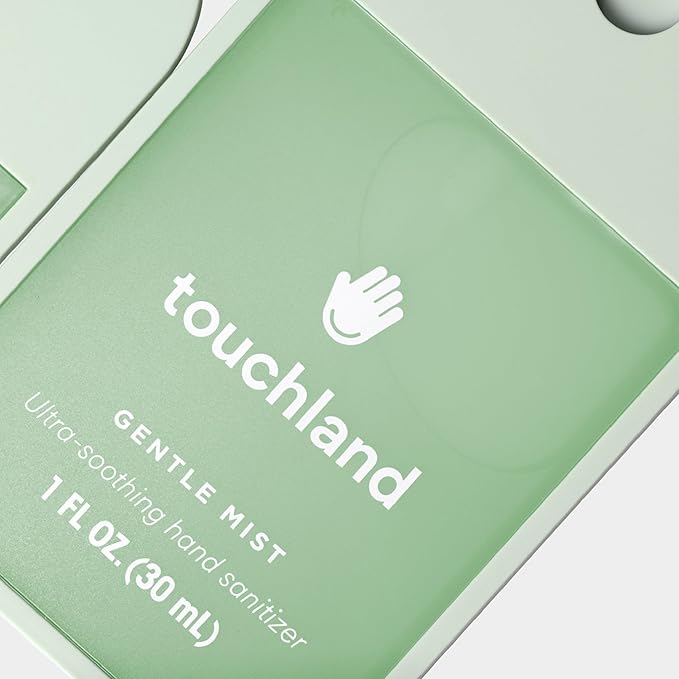 Touchland Gentle Mist Ultra-Soothing Hand Sanitizer Spray, Lily Of The Valley scented, 1FL. OZ. Travel Size