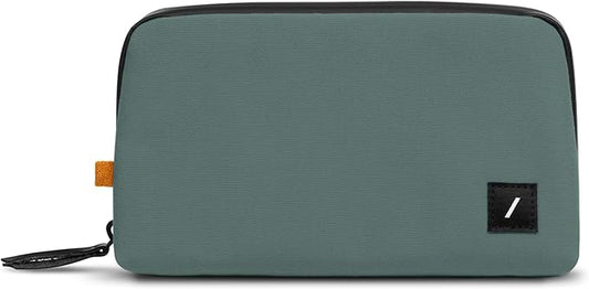 Native Union Stow Lite Organizer W.F.A Tech Organizer – Minimalist Travel Pouch Made of Recycled Materials for Everyday Accessory Storage & Protection – Stores Cables, Chargers & More (Slate Green)