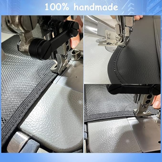 Leather Car Backseat Organizer with Tablet Holder - 9 Large Storage Pockets, Foldable Food Tray & Anti-Scratch Kick Mats - Universal Car Seat Protector for Kids, Pets & Travel Accessories 1 Pack
