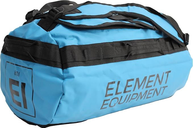 Element Equipment Trailhead Duffel Bag Shoulder Straps Waterproof Fjord Reef Small