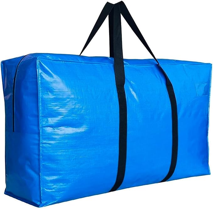 Extra Large Storage Duffle Bag with Zippers and Handles, Big Foldable Duffle Bag for Travel