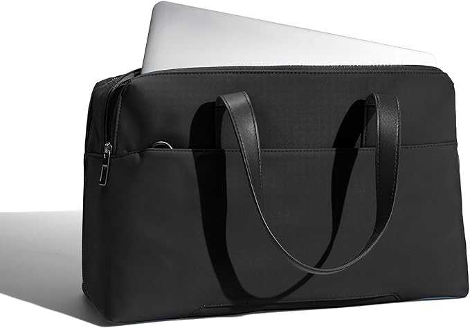 Away Everywhere Bag, Padded Laptop Sleeve, Water Resistant For Every Day Use, Removable Shoulder Strap, Daily Work Bag, Travel Essential Approved Personal Item, Jet Black