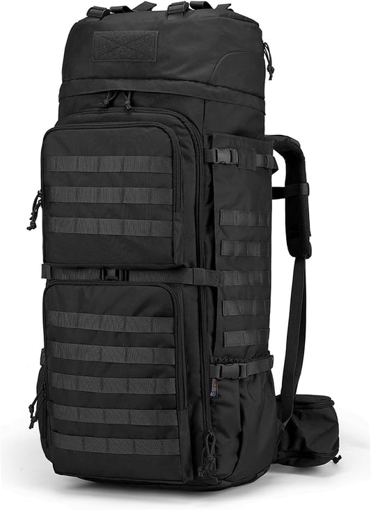Mardingtop 75L Molle Hiking Internal Frame Backpacks with Rain Cover for Camping,Backpacking,Travelling