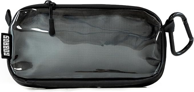 GOBAGS NEO Production Zipper Bags - Electronics & Camera Accessories Bag - Cable organizer, Gear Accessory Pouch, Travel Camera Essentials (Extra Small, Black)