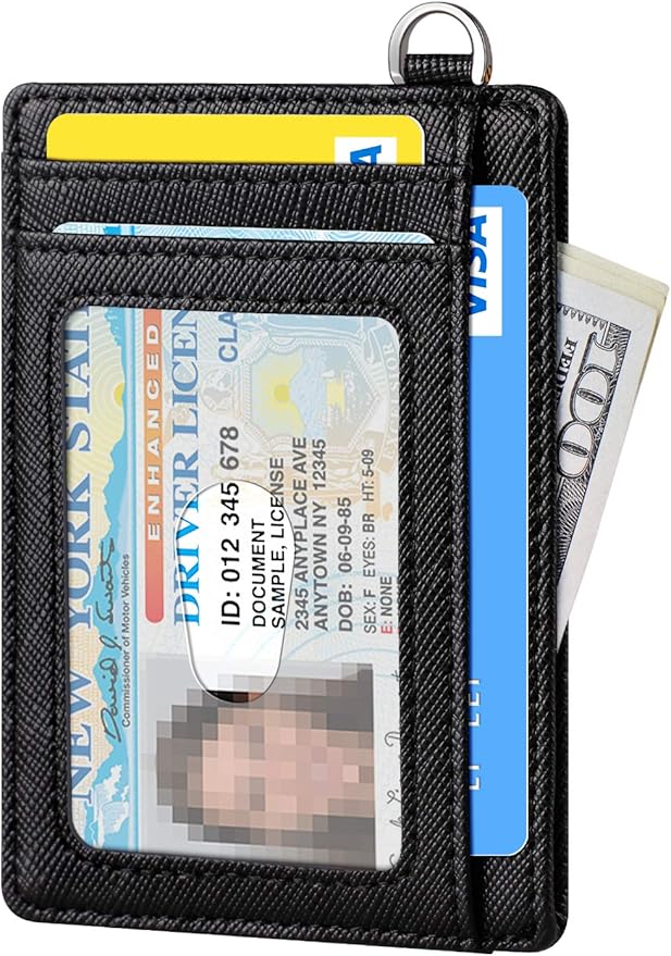 FurArt Slim Minimalist Wallet, Front Pocket Wallets, RFID Blocking, Credit Card Holder for Men & Women