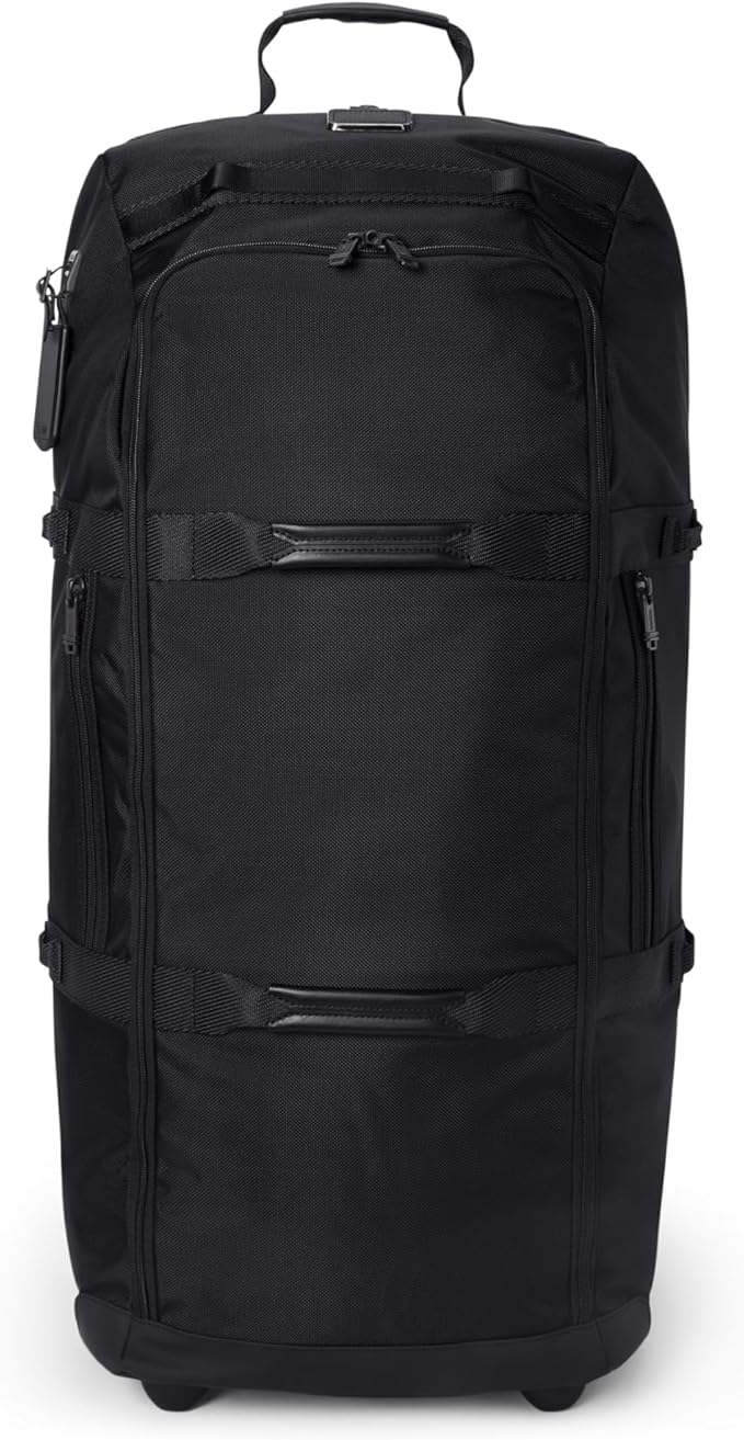 TUMI - Alpha Bravo Collapsible Duffel - 85 L Capacity - Black Duffel for Travel - 31.5" X 14.3" X 12.0" - Black