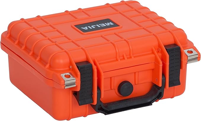 MEIJIA Portable All Weather IP67 Waterproof Protective Case,Hard Camera Case,Dry Case with Customizable Foam,Fit Use Of Drones,Camera,Equipments,10.62 x9.68x4.87inches