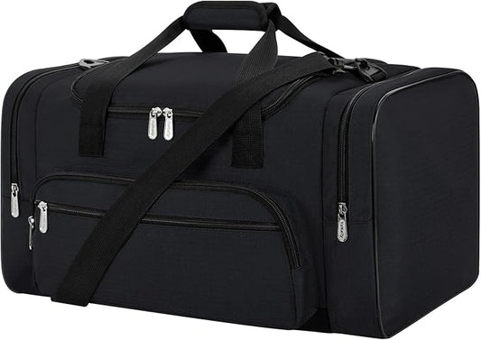 Sports Duffel Bag 20 inch for Travel Gym - Black