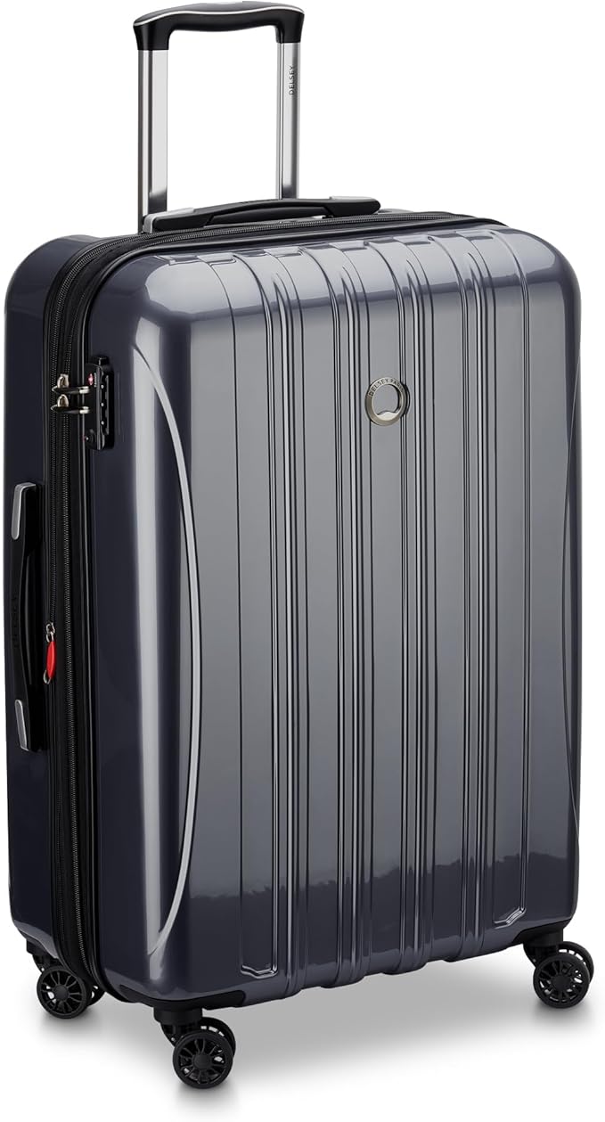 DELSEY PARIS Helium Aero Hardside Expandable Luggage with Spinner Wheels, Titanium, 2-Piece Set (19/24)