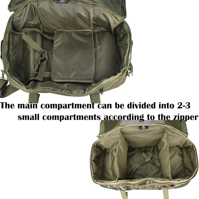 3 In 1 Military Backpack Travel Duffle Bag for Weekender Gym Traveling Workout Deployment