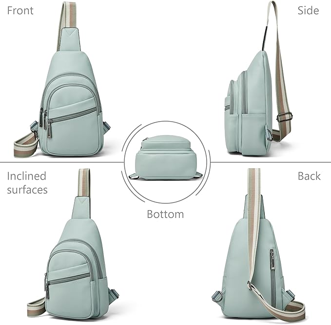 Sling Bag Crossbody Bags for Women Small Cross Body Bag Fanny Packs Chest Sling Purse for Daily Travel Leisure Sport
