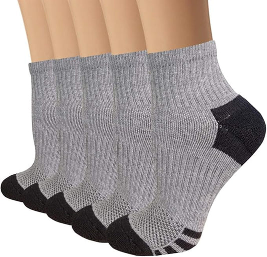 Iseasoo Copper Compression Socks for Men & Women – Plantar Fasciitis Relief, Ankle Support & Circulation – Running & Recovery