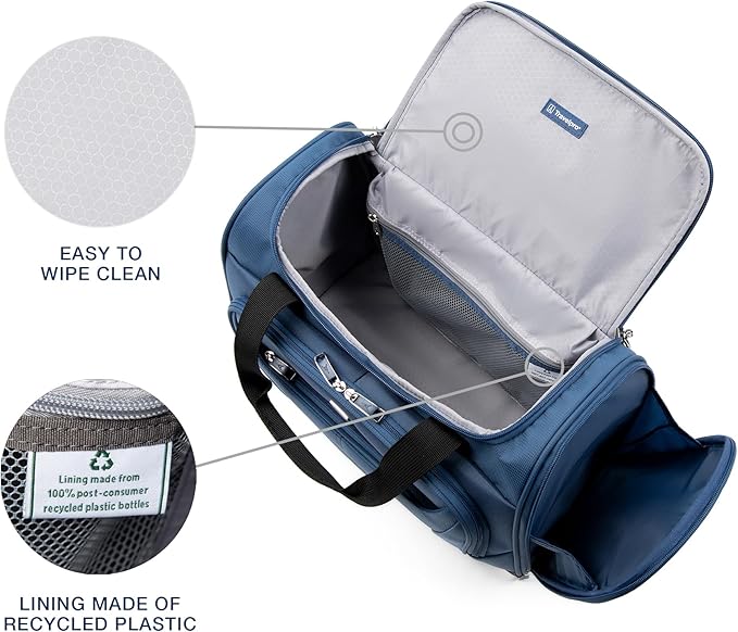 Travelpro Maxlite 5 Softside Lightweight Underseat Carry-On Travel Tote, Overnight Weekender Bag