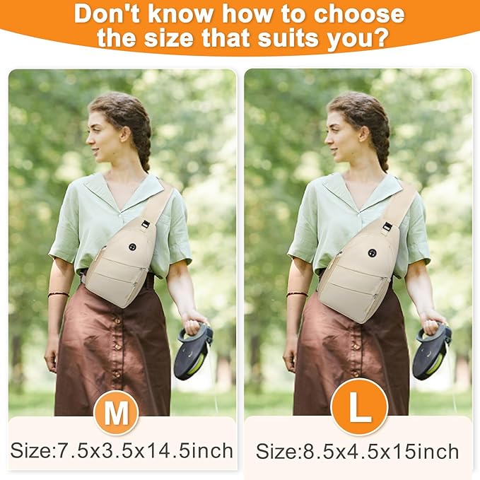 Crossbody Bags for Women Men Trendy Sling Bag Bakpack Casual Chest Bag with Convertible Shoulder Strap