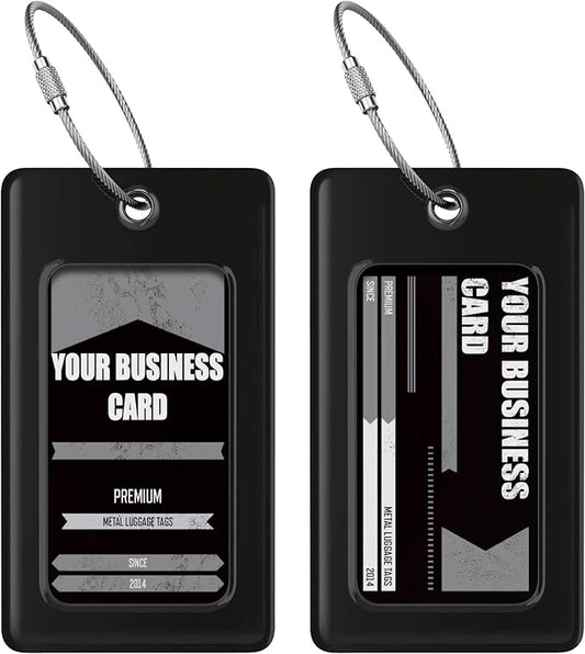 Luggage Tags TUFFTAAG, Business Card Holder, Suitcase Labels, Travel Accessories