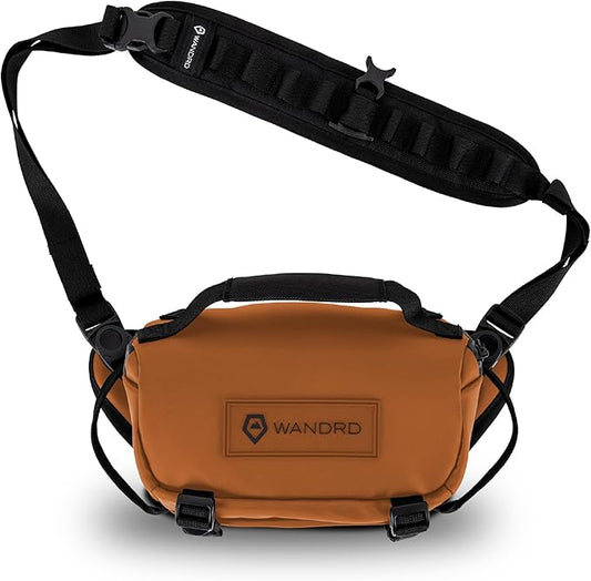 WANDRD ROGUE V1 3L Sling: Compact Camera Sling and Crossbody Bag with Fast Access, 3-Way Carry– Lightweight Everyday Bag Great for Travel, Photography, and Daily Use (Sedona Orange)