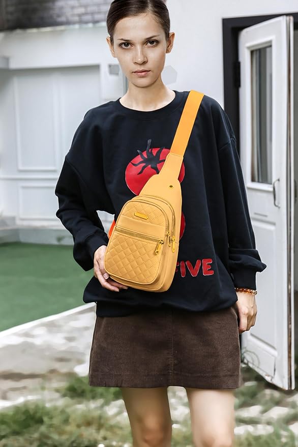 Small Sling Bag For Women Men Casual Crossbody Sling Backpack