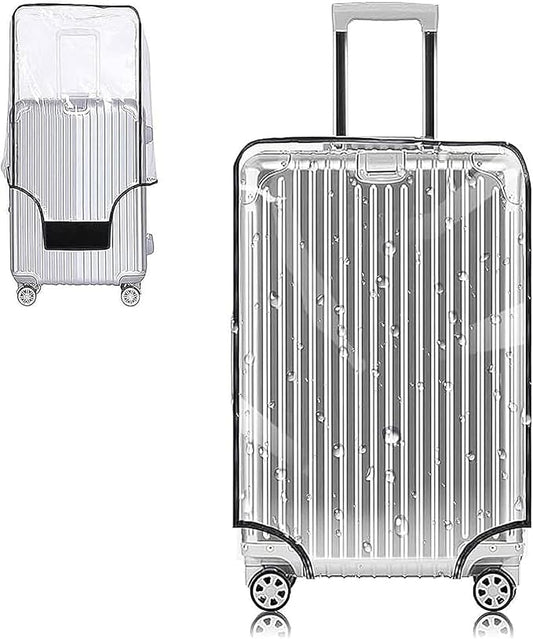 Yotako Clear PVC Suitcase Cover Protectors 32 Inch Luggage Cover for Wheeled Suitcase (32'')