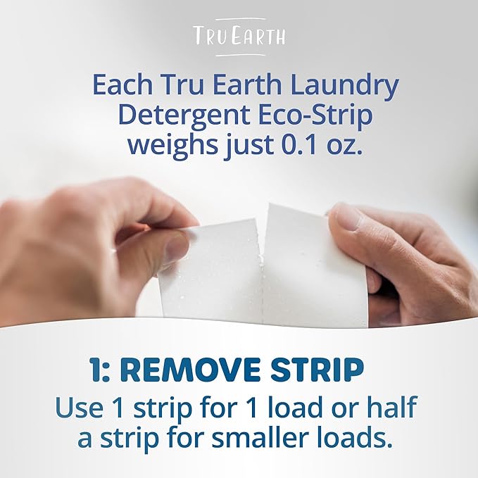 Tru Earth Platinum - Heavy Duty Laundry Detergent Sheets - Up to 768 Loads (384 Count, Fresh Linen Scent - Ultra-Concentrated - Eco-Friendly Laundry Sheets