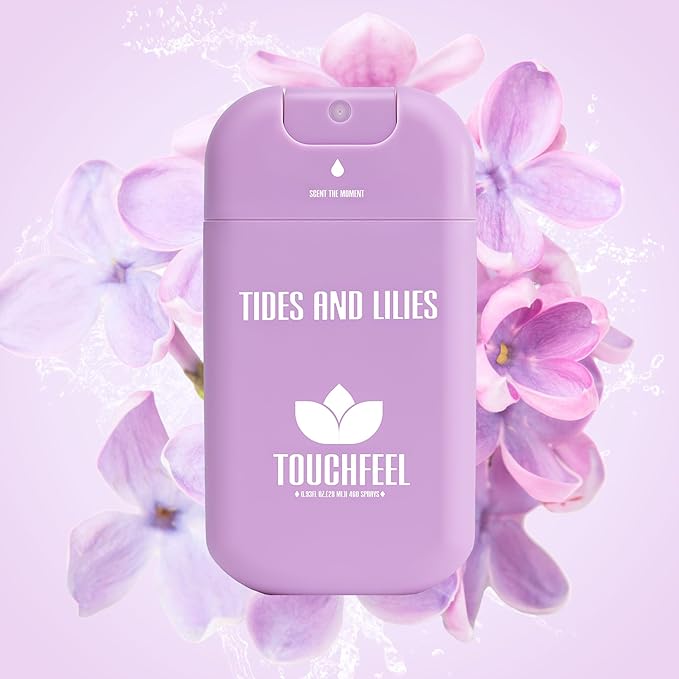 Power Mist Hand Sanitizer Spray, Scented Hydrating Hand Sanitizers Travel Size Refillable, Pocket Portable 3-Pack (Forest Chime, Tides and Lilies, Sunset over Grapefruits) 0.93Fl Oz Each