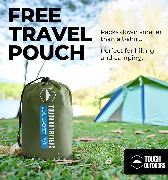 Tough Outfitters Mosquito Suit Pants - Mosquito Clothing for Men & Women - Insect, Bug Proof Net Mesh Pants for Gardening & Outdoor - Protection from Flies, Tick, Gnats