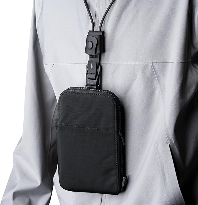 ALPAKA Zip Travel Wallet - Store Your Travel Accessories Efficiently - 3 Internal Pockets For Your Passport and More - 2 Card Slots - Made From Recycled and RFID-Protective Material