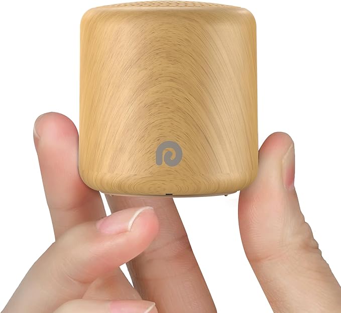 Dreamegg Sound Machine for Baby&Adults - Travel Sound Machine for Sleep, Features Powerful Battery, Egg-Sized, 16 Soothing Sounds, Timer, Sound Machine for Baby Adults Office Privacy Home Gift, Wood