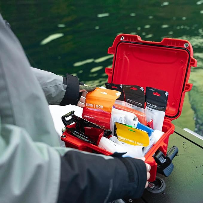 My Medic MYFAK Mini Pro Waterproof First Aid Kit - Emergency Medical & Survival Essentials, Supplies, & Must Haves For Car, Home Boat, Camping & Travel