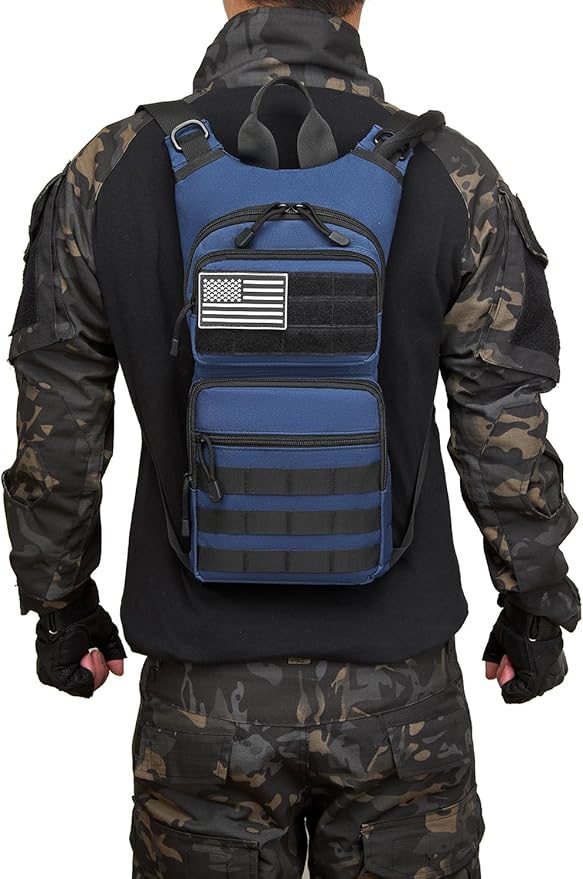 ATBP Insulated Water Hydration Pack Bag with 3L TPU Bladder Tactical Molle Hydration Backpack for Hiking Cycling Running