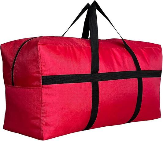 Extra Large Storage Duffle Bag with Zippers and Handles, Big Foldable Duffle Bag for Travel